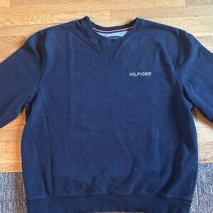 Tommy Hilfiger Men's Dark Blue Crewneck Sweater
